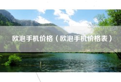 欧泡手机价格（欧泡手机价格表）