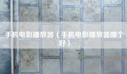 手机电影播放器（手机电影播放器哪个好）