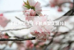 手机壳女生（手机壳女生图片）