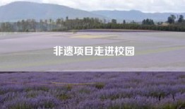 非遗项目走进校园