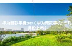 华为新款手机2019（华为新款手机2025几月份上市）