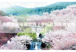 手机控制电视软件（手机控制电视软件哪个好）