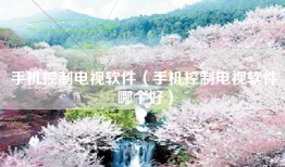 手机控制电视软件（手机控制电视软件哪个好）
