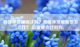 自媒体会被淘汰吗？自媒体发展前景怎么样？(自媒体会过时吗)