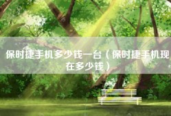 保时捷手机多少钱一台（保时捷手机现在多少钱）