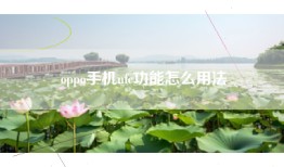 oppo手机nfc功能怎么用法