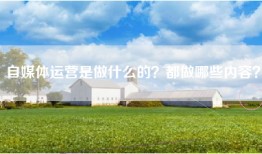 自媒体运营是做什么的？都做哪些内容？