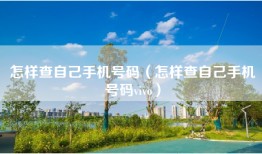 怎样查自己手机号码（怎样查自己手机号码vivo）