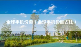 全球手机份额（全球手机份额占比）