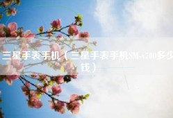 三星手表手机（三星手表手机SM-v700多少钱）